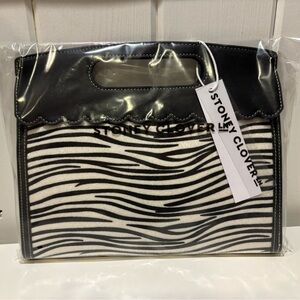 Stoney Clover Lane Envelope Clutch - Zebra Into the Wild Safari Collection